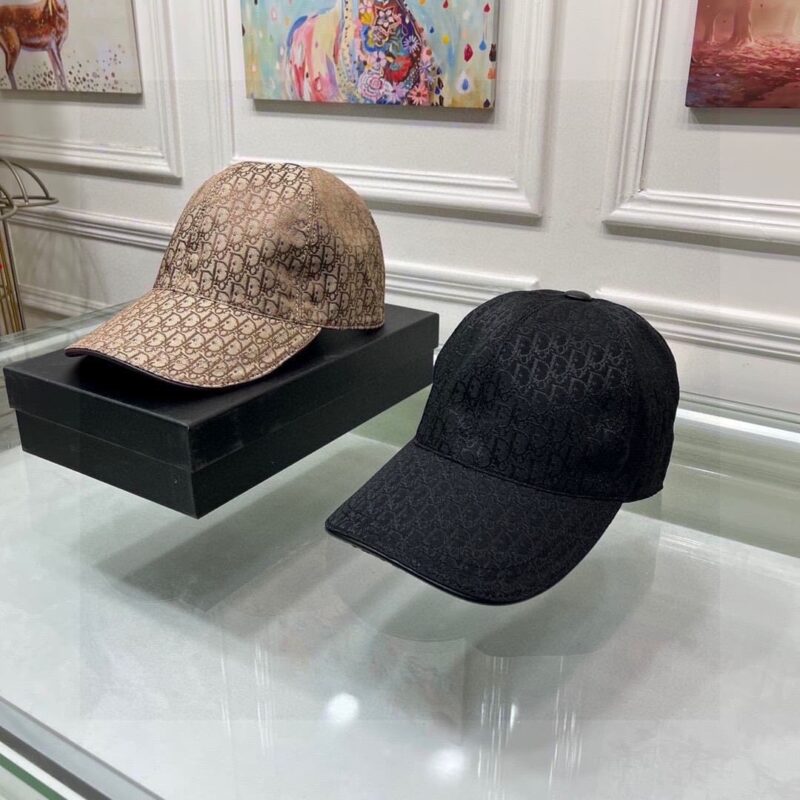 Alternative view of DIOR OBLIQUE JACQUARD CAP BROWN