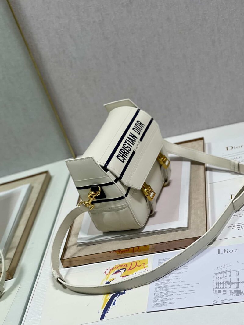 Alternative view of DIOR CAMP MESSENGER BAG WHITE 24CM