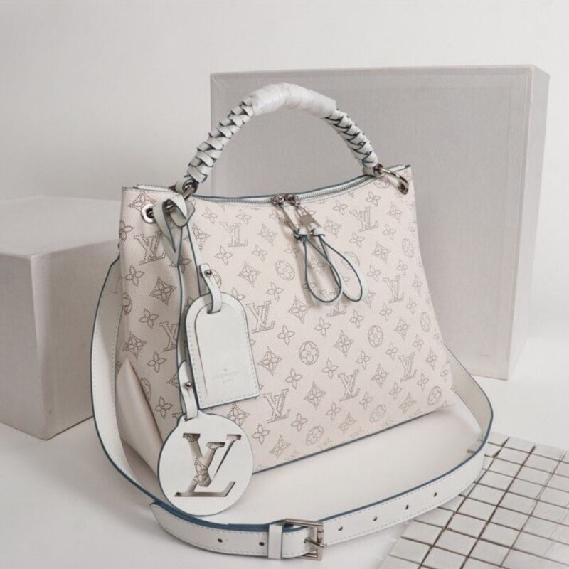 Alternative view of Louis Vuitton Beaubourg Hobo MM Mahina Leather Cream White 32cm M58482