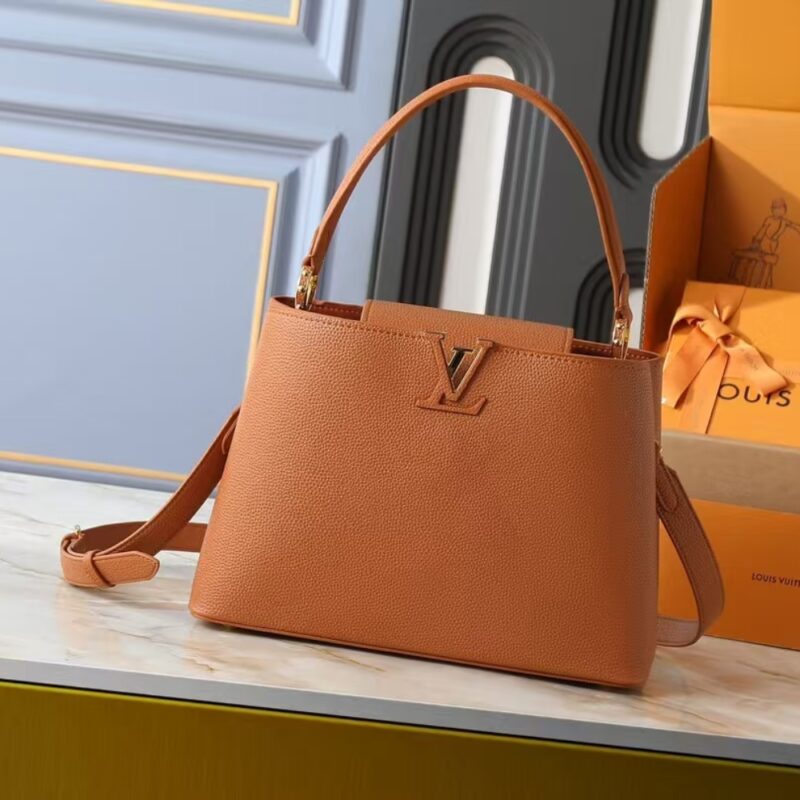 Alternative view of Louis Vuitton Capucines MM Souple Cognac 33Cm M14371