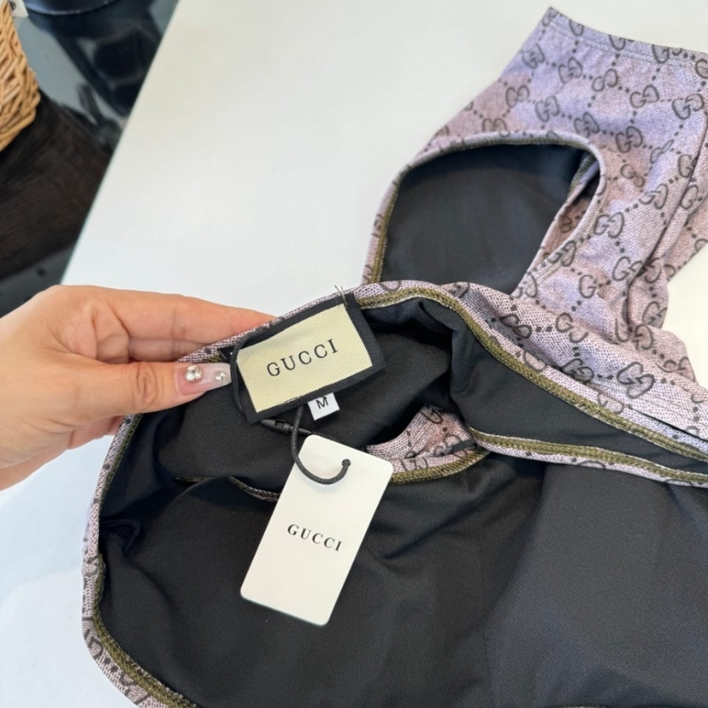 Gucci GG Stretch Jersey Swimsuit Dark Grayish Purple - Image 6