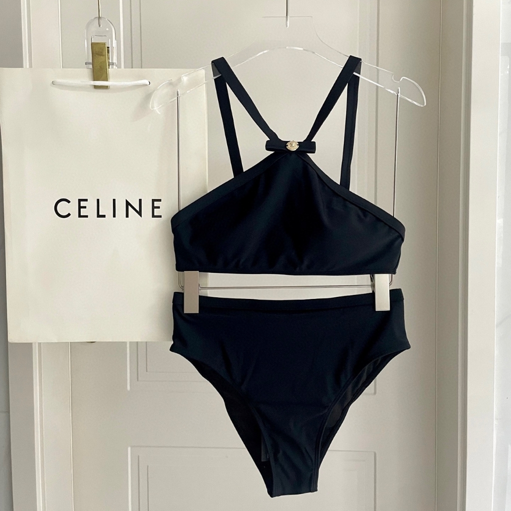 Celine Bikini Set Black - Image 3