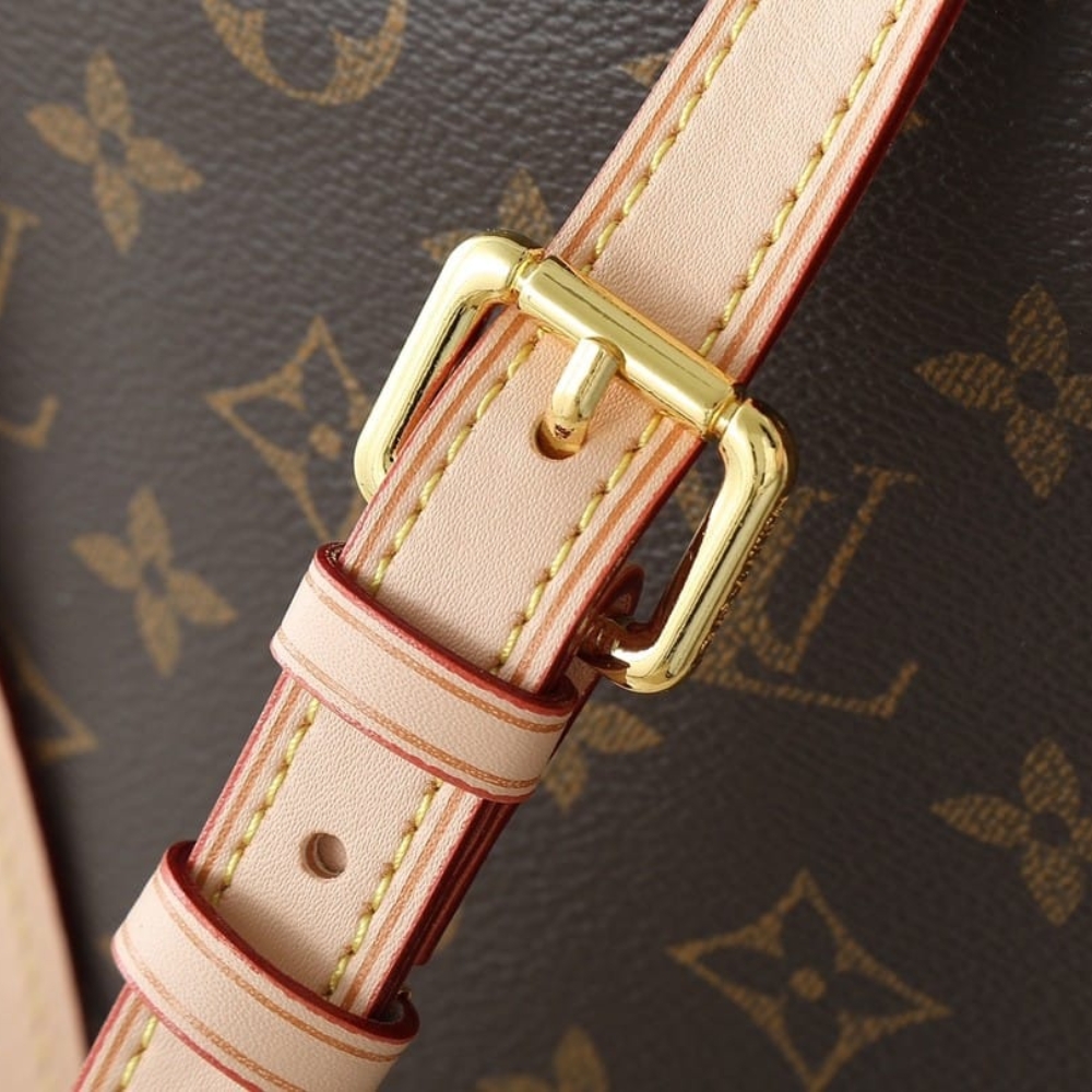 Louis Vuitton Odéon PM Monogram Canvas Shoulder Bag Brown 29cm - Image 7