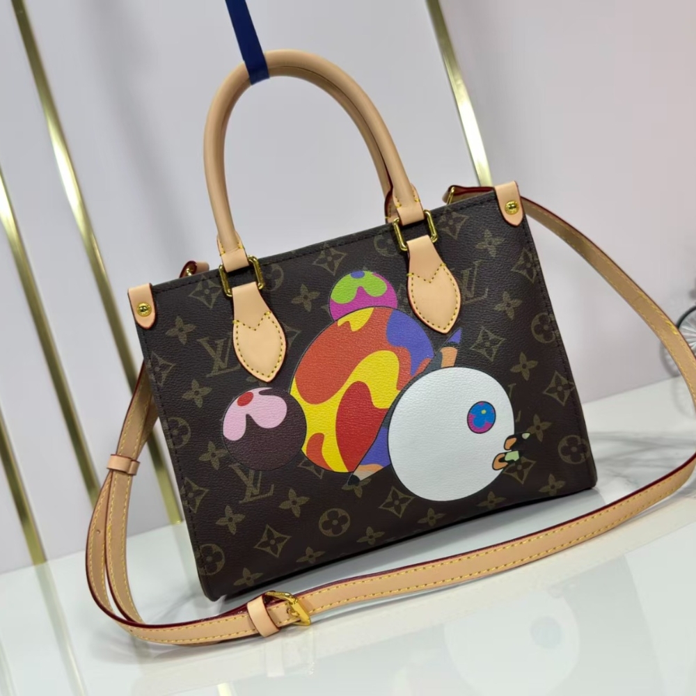 Louis Vuitton X Takashi Murakami Onthego BB Monogram Canvas Brown 18Cm M13668 - Image 5