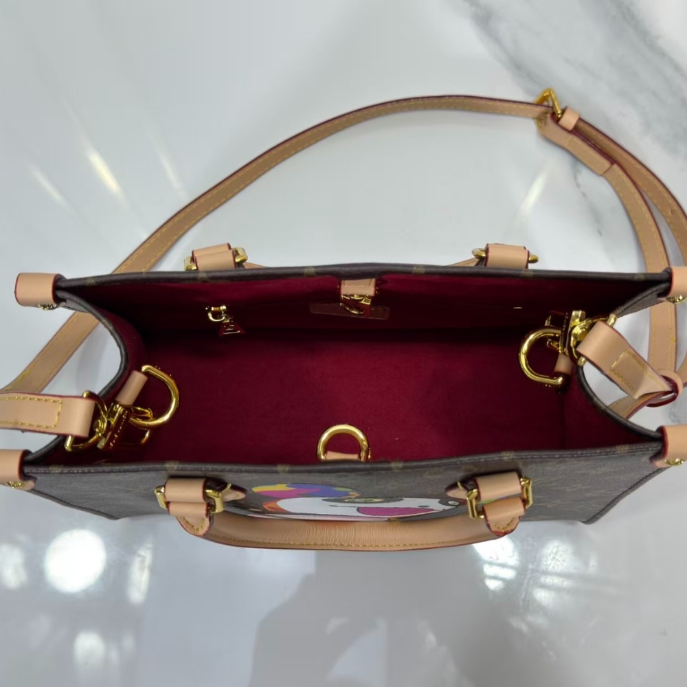 Louis Vuitton X Takashi Murakami Onthego BB Monogram Canvas Brown 18Cm M13668 - Image 10