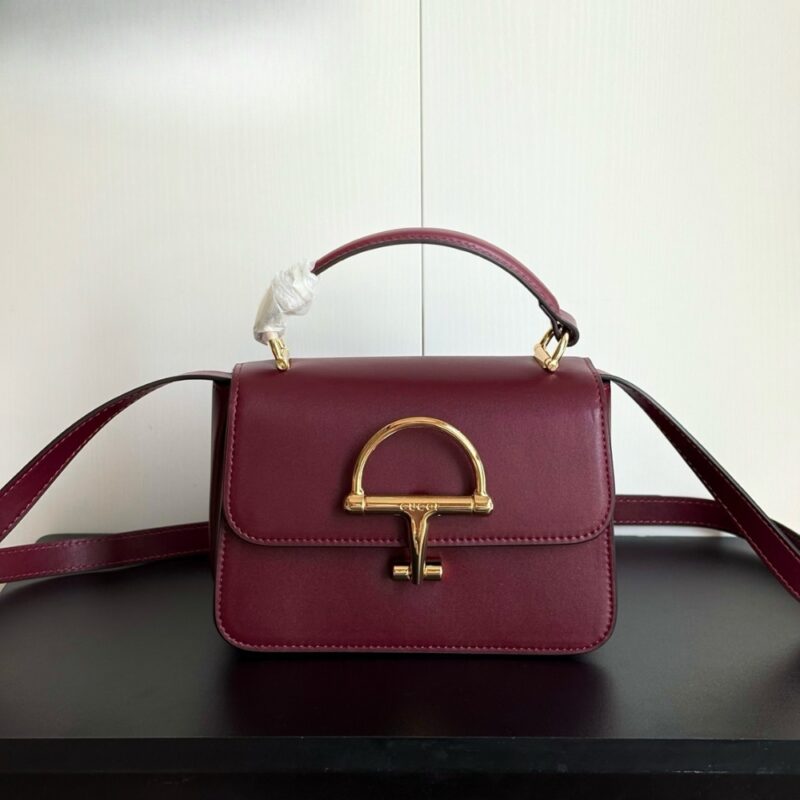 Alternative view of Gucci Siena Small Top Handle Bag Burgundy 19Cm