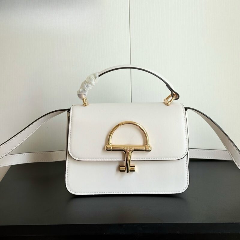 Alternative view of Gucci Siena Small Top Handle Bag Ivory Leather 19Cm ‎855536 AAFKB 9540