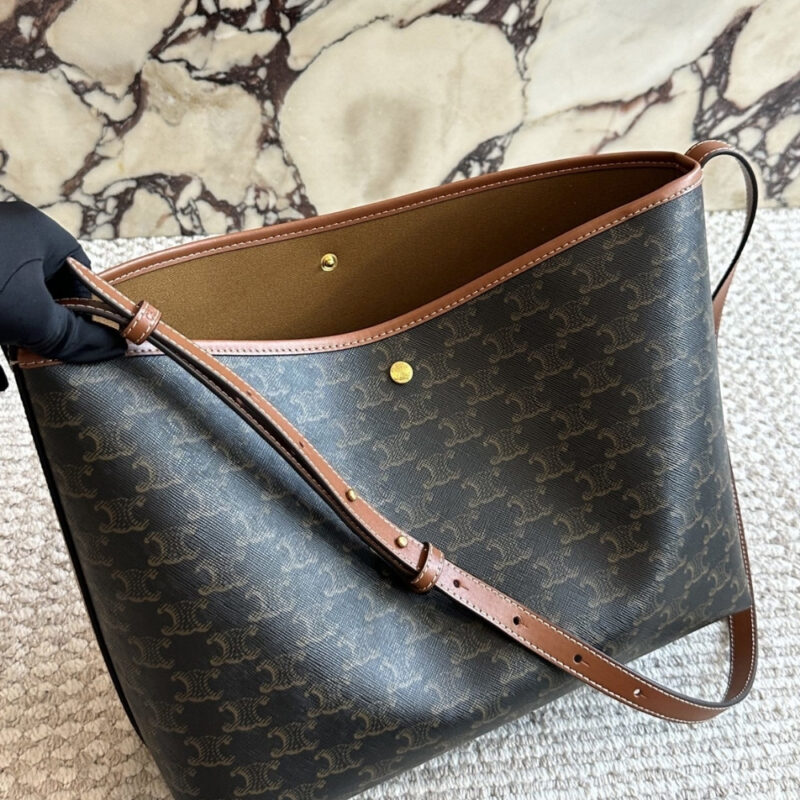 Alternative view of Celine Soft Shopper Bag In Triomphe Canvas 33Cm 123912GXC 04LU