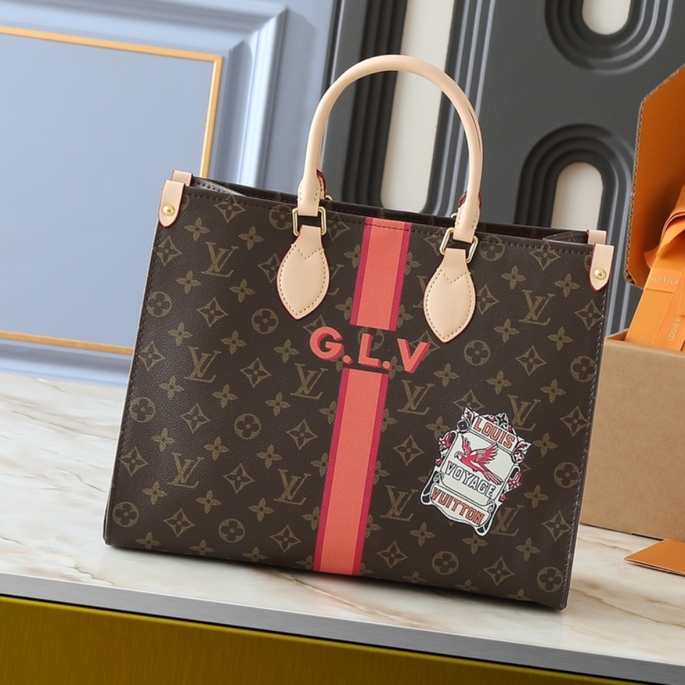 Louis Vuitton On The Go MM Mon Monogram Brown 35Cm P01898 - Image 2
