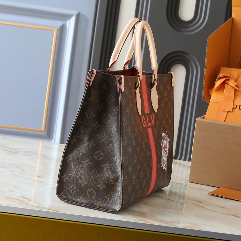 Louis Vuitton On The Go MM Mon Monogram Brown 35Cm P01898 - Image 3