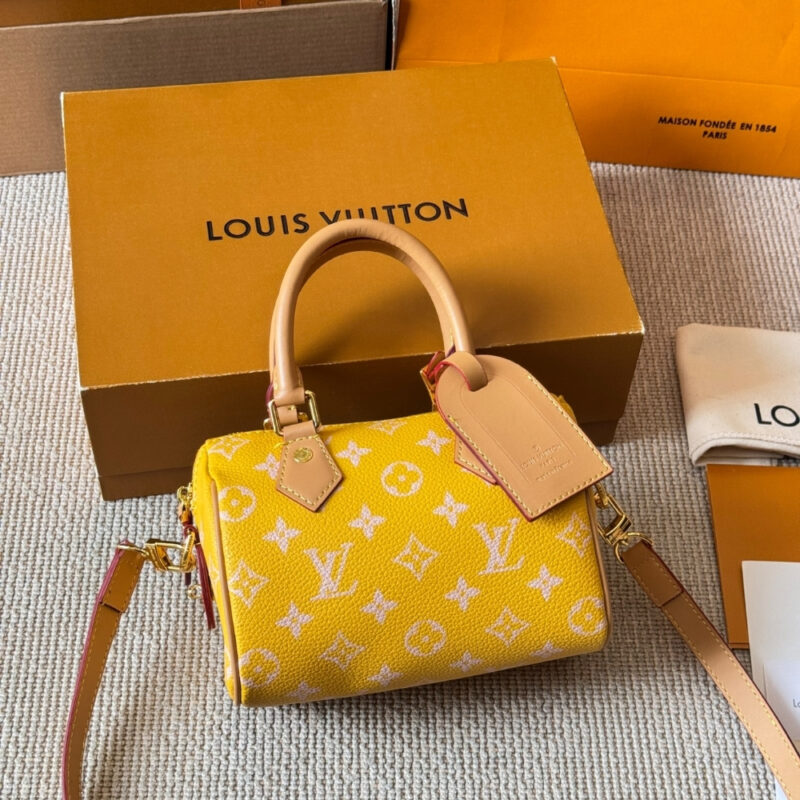 Alternative view of Louis Vuitton Nano Speedy Yellow 16Cm