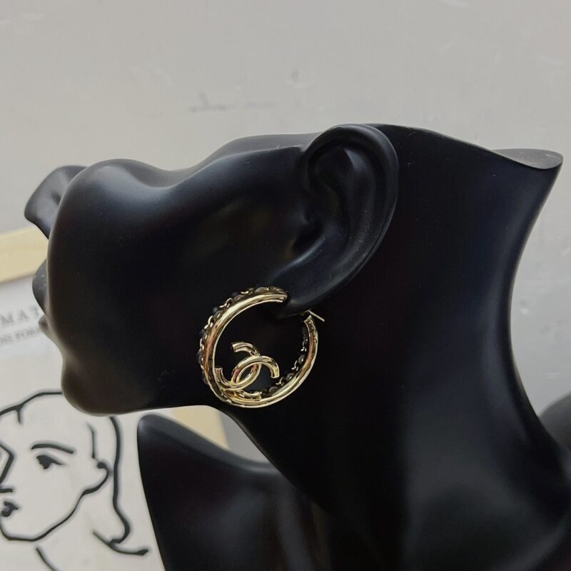 Alternative view of Chanel Gold Toned Metal With Cc Logo