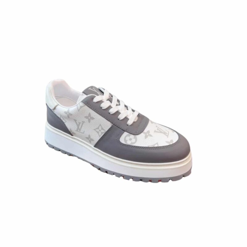 Louis Vuitton Monogram Empreinte Leather Gray And White