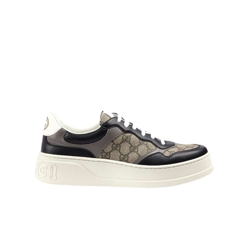 Gucci Men'S Gg Trainer Supreme Canvas Beige 669582 Upga0 1080