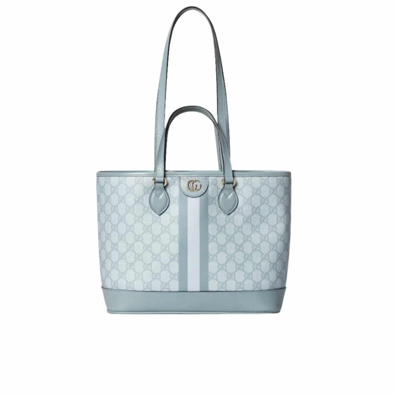Gucci Ophidia Small Tote Bag Dusty Blue 23Cm 765043 Fad04 8741
