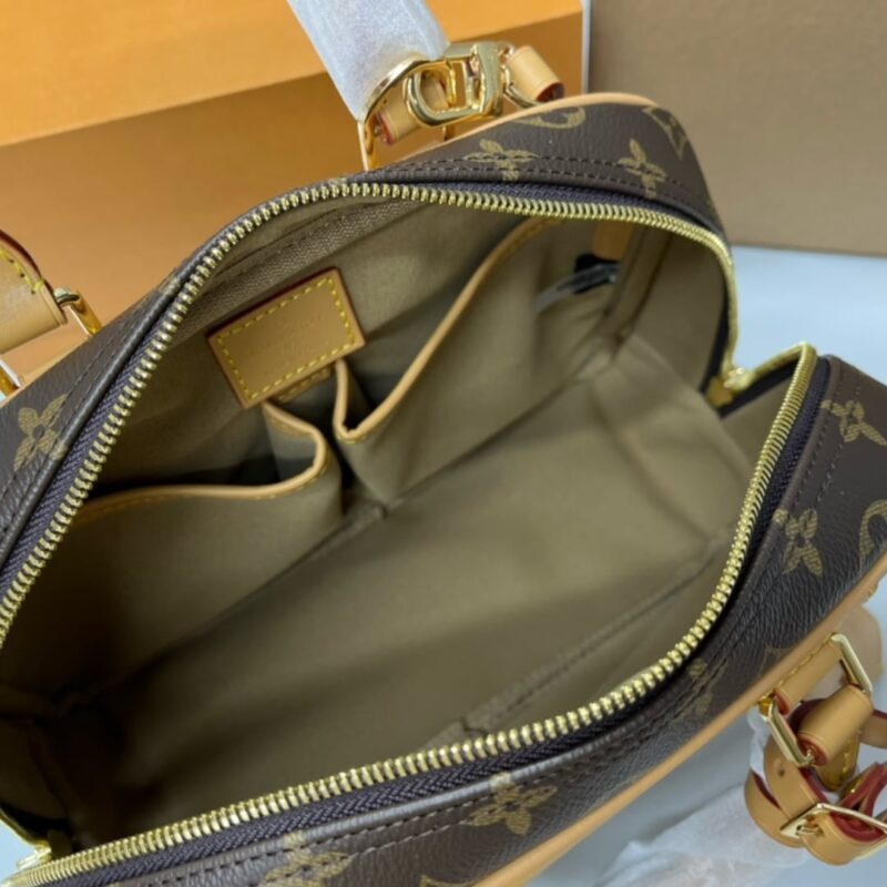 Alternative view of Louis Vuitton Monogram Deauville Boston Brown 28Cm M42228