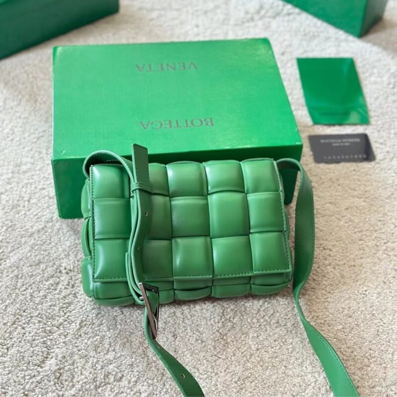 Alternative view of Bottega Veneta Padded Intreccio Leather Bag Parakeet 22Cm 591970Vcqr13724