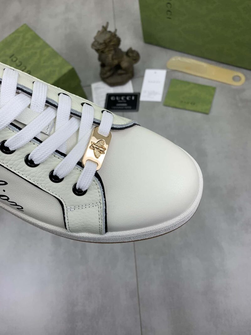 Alternative view of Gucci Classic Fashion Sneaker With Edge White