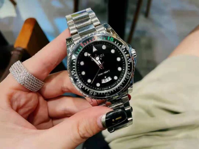 Alternative view of Gucci Dive Xl Black Dial Watch 45Mm Ya136208