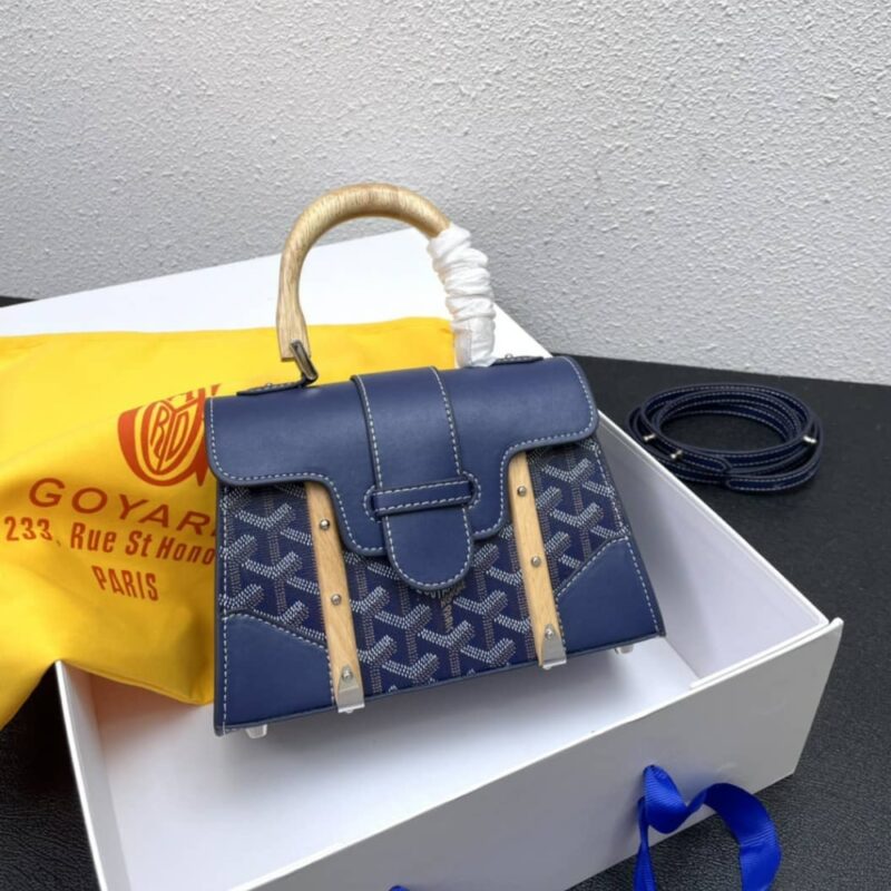 Alternative view of GOYARD SAÏGON STRUCTURÉ MINI BAG INDIGO 22CM SAIGOBMINTY10CL10P