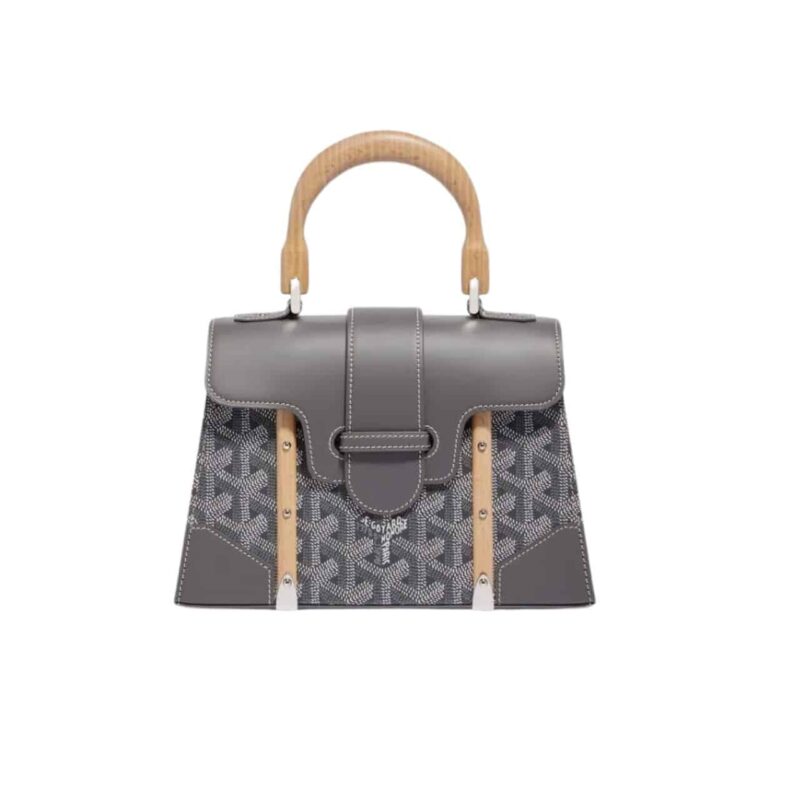 GOYARD SAÏGON STRUCTURÉ MINI BAG GREY 22CM SAIGOBMINTY51CL51P