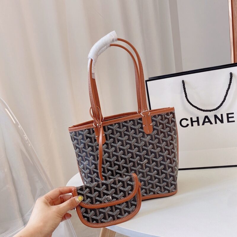 Alternative view of GOYARD ANJOU MINI BAG BLACK TAN 21CM ANJOUSMINCG03TY01P