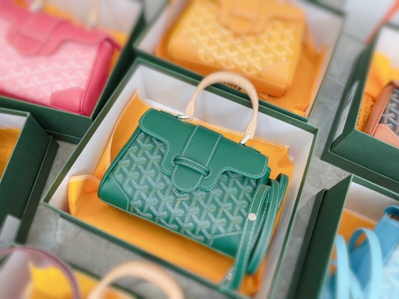 Alternative view of GOYARD SAÏGON SOUPLE MINI BAG GREEN 20CM SAIGONMINTY09CL09P