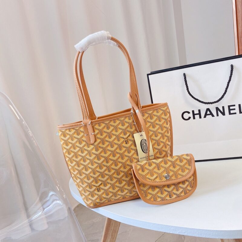 Alternative view of GOYARD ANJOU MINI BAG YELLOW 21CM ANJOUSMINCG08TY08P