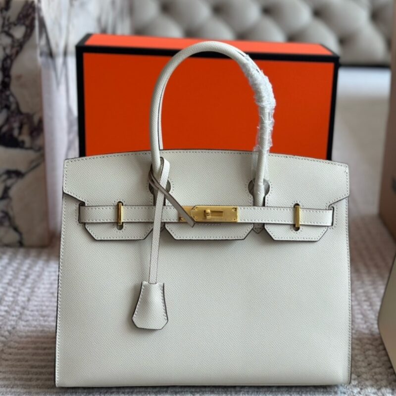 Alternative view of Hermes Birkin 30 Togo Mushroom White 30Cm