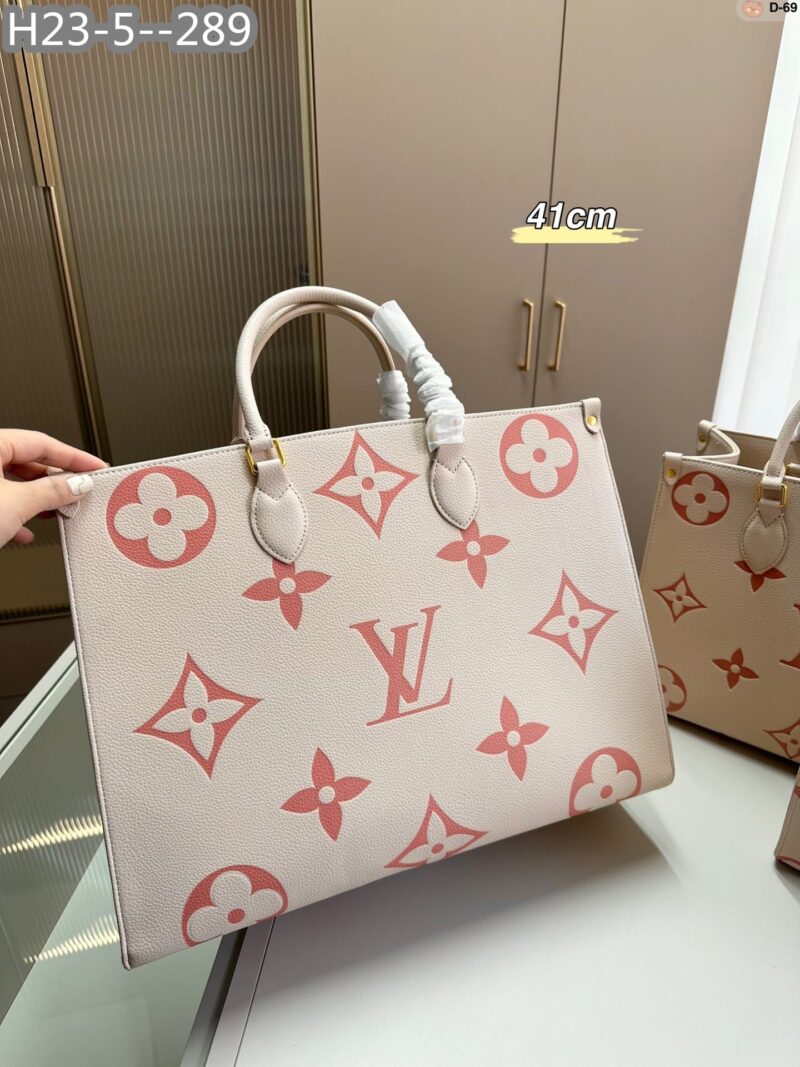 Alternative view of Louis Vuitton Onthego Bag Pink 41Cm