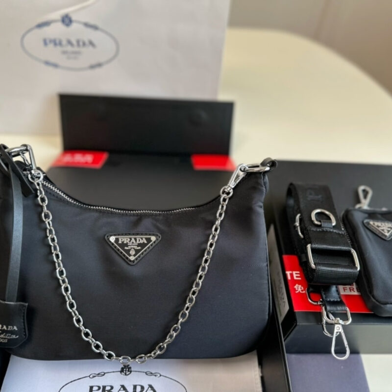 Alternative view of Prada Re Edition 2005 Re Nylon Bag Black 22cm 1BH204 R064 F0002 V V9L