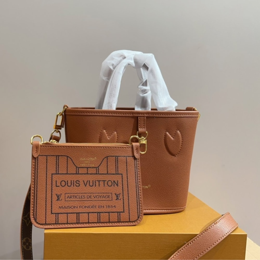 Louis Vuitton Neverfull Bandoulière Inside Out BB Monogram Brown 26Cm - Image 2