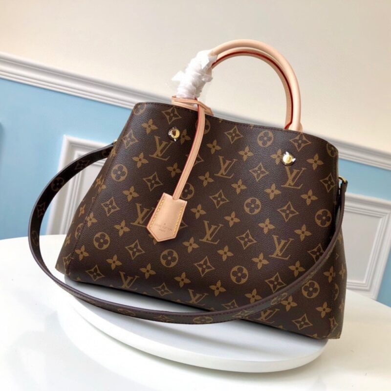 Alternative view of [Super Vip 1:1] Louis Vuitton Montaigne MM Monogram Canvas Brown 33Cm M41056