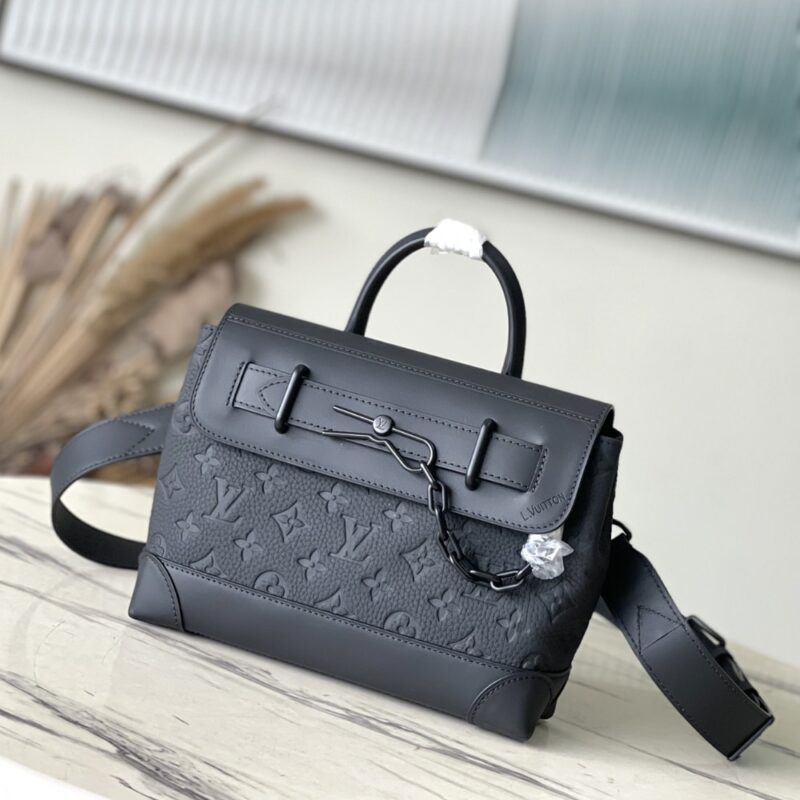 Alternative view of [Super Vip 1:1] Louis Vuitton Steamer PM Taurillon Monogram Black 25Cm M24436