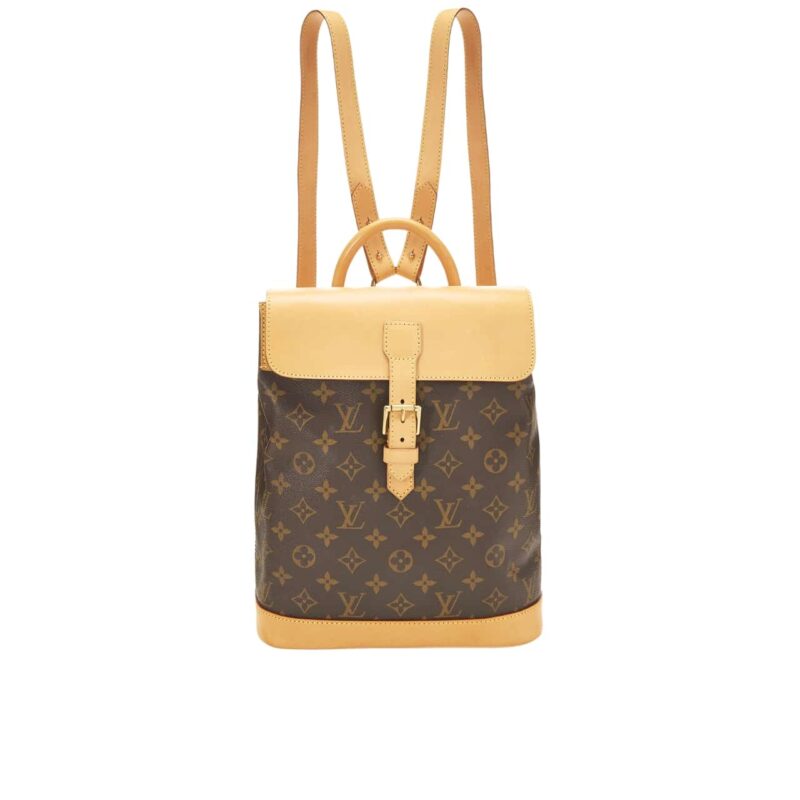 Louis Vuitton Soho Backpack Monogram Canvas Beige 30Cm