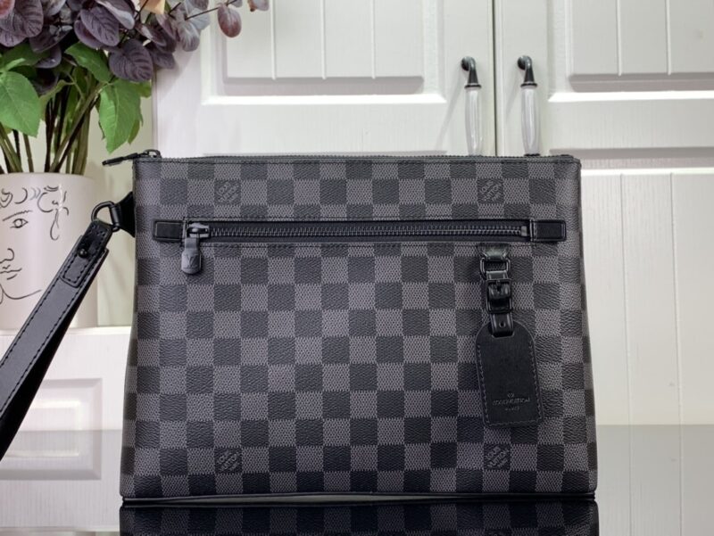 Alternative view of Louis Vuitton Takeoff Bag Damier Black 30Cm N40505