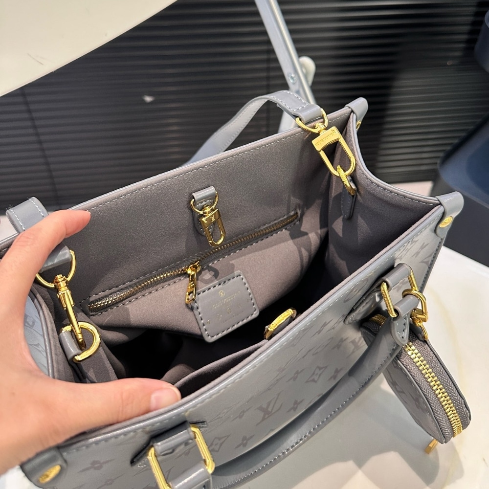 Louis Vuitton Onthego PM Trianon Gray 25Cm M12465 - Image 8