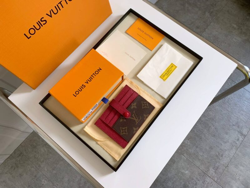 Alternative view of Louis Vuitton Multi Card Holder Wallets Red 11Cm M66532