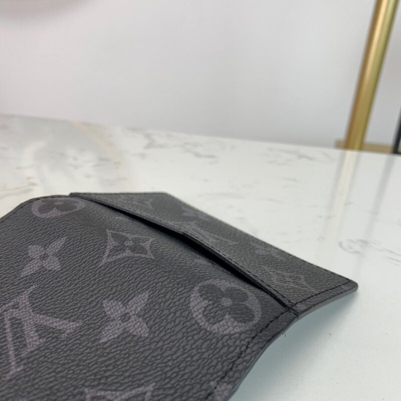Alternative view of Louis Vuitton Pocket Organizer Monogram Eclipse Canvas Black 11Cm M61696