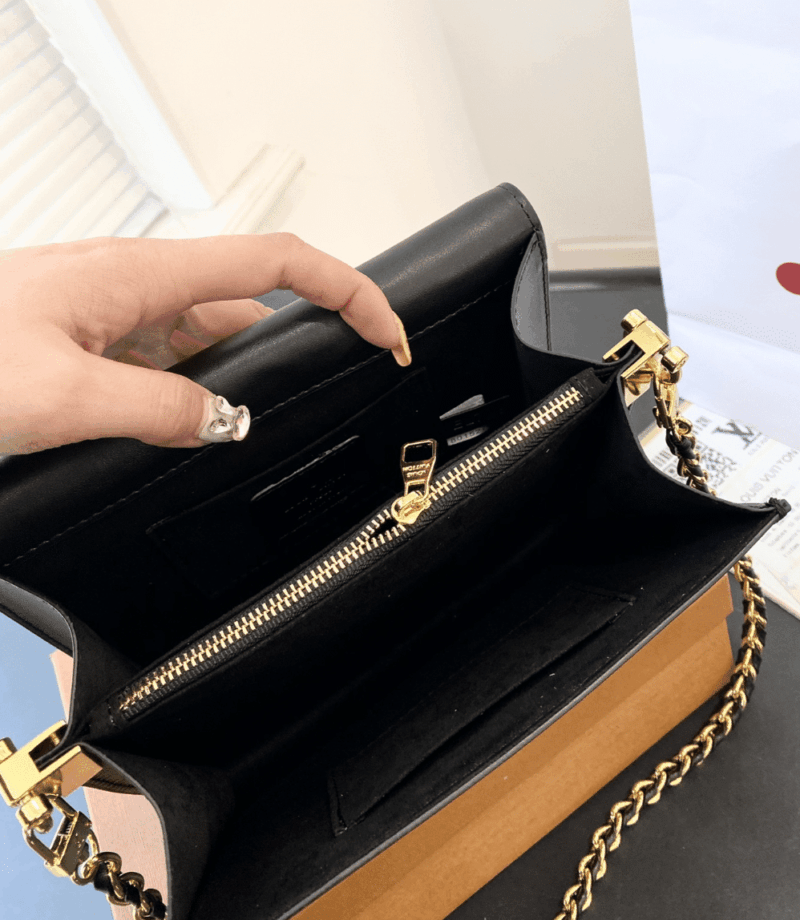 Alternative view of Louis Vuitton Dauphine MM 25Cm Black And White Monogram M45958