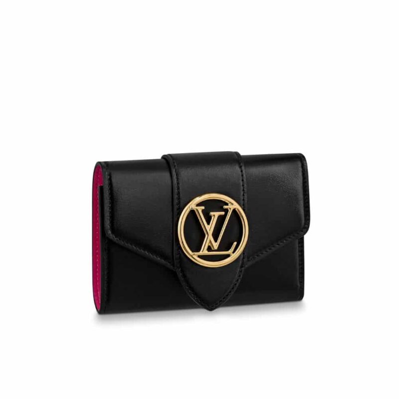 Louis Vuitton Lv Pont 9 Compact Wallet Black 12Cm M69175