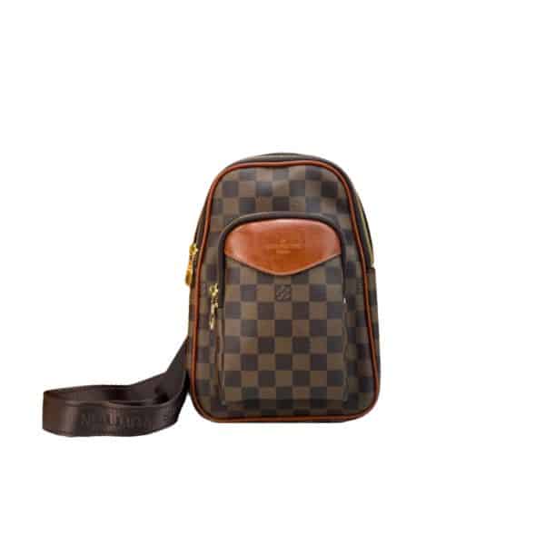 Louis Vuitton Sling Bag Paris Chest Bag Damier Ebene 28Cm
