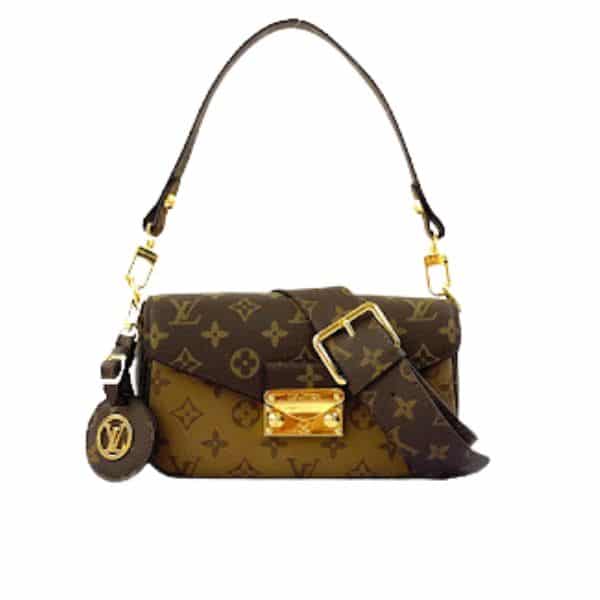 Louis Vuitton Swing Bag Monogram Brown 21Cm