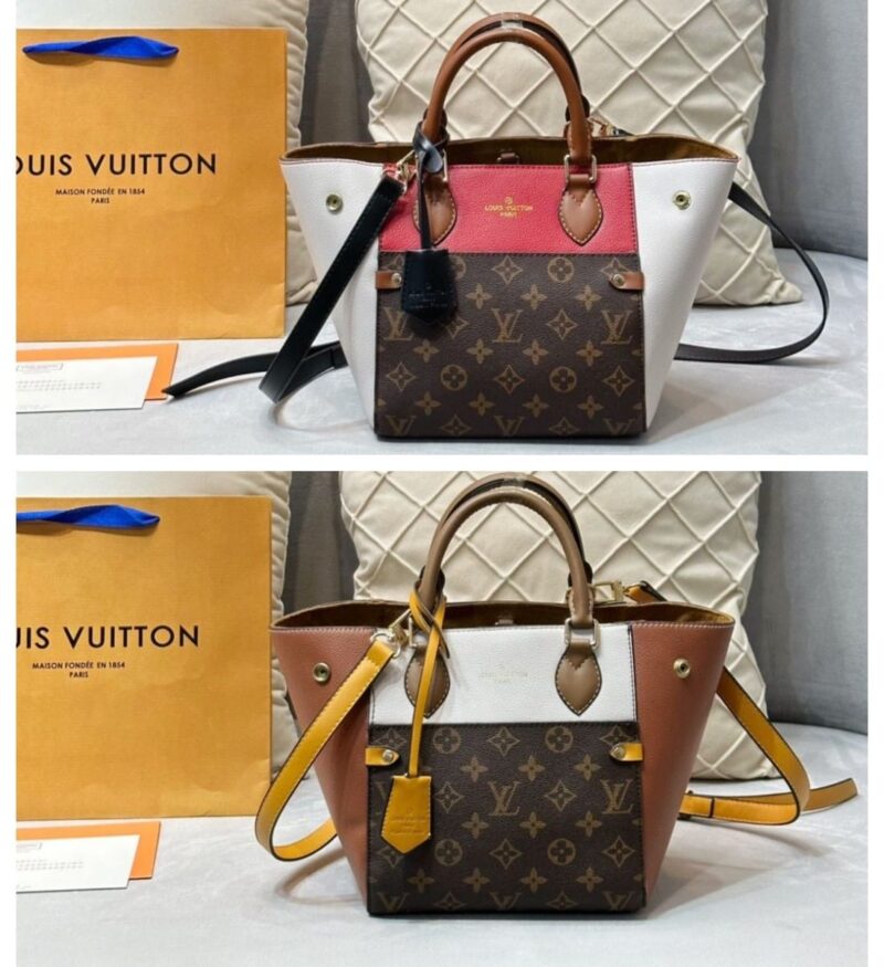 Alternative view of Louis Vuitton Fold Tote Monogram Brown White 22Cm