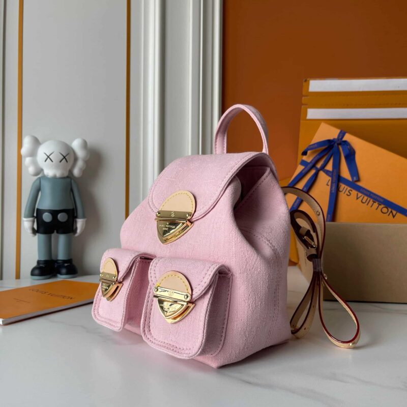 Alternative view of Louis Vuitton Venice Backpack Denim Pink 24Cm M13031