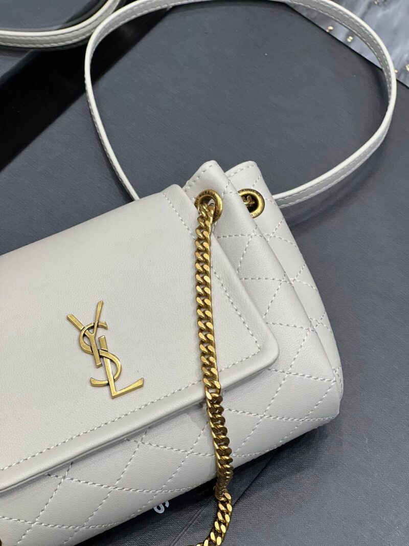 Alternative view of Saint Laurent Mini Nolita In Blanc Vintage 18Cm 6727381El079207