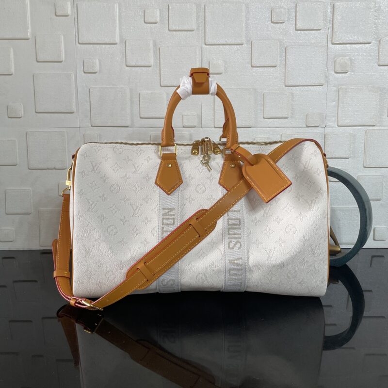 Alternative view of [Super Vip 1:1] Louis Vuitton Keepall Bandoulière 45 Off White 45Cm M14838
