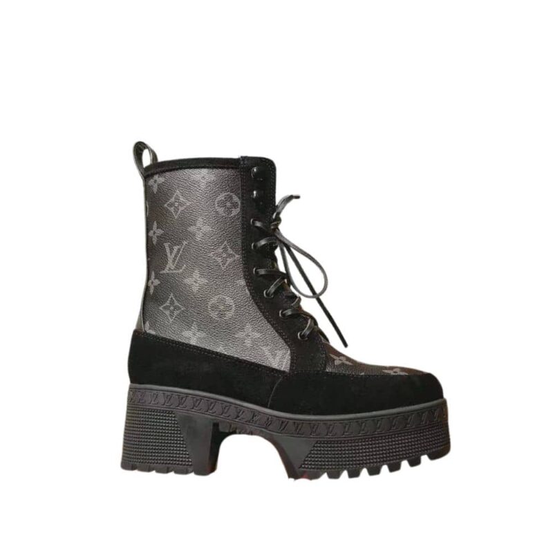 Louis Vuitton Laureate Platform Desert Boot Black