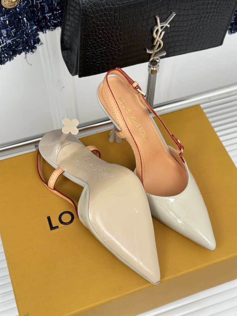 Alternative view of Louis Vuitton Blossom Slingback Pump Beige 1Ac8E0