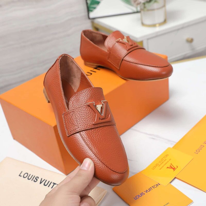 Alternative view of Louis Vuitton Lv Capri Loafer Brown 1Ac9D3